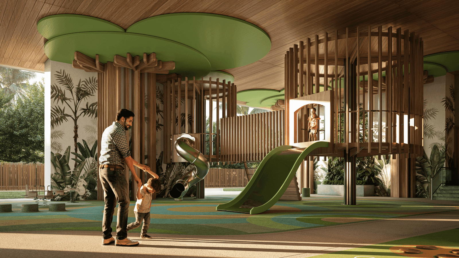 Kids Play Area at Pavani Mirai apartments for sale Financial District
