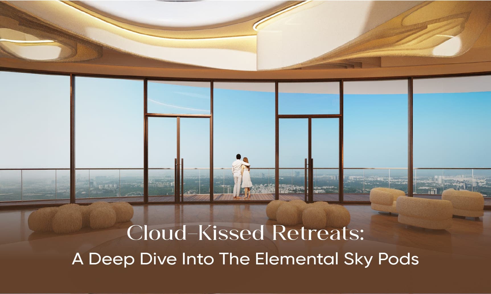 rooftop sky pods luxury apartments financial district hyderabad — Pavani Mirai