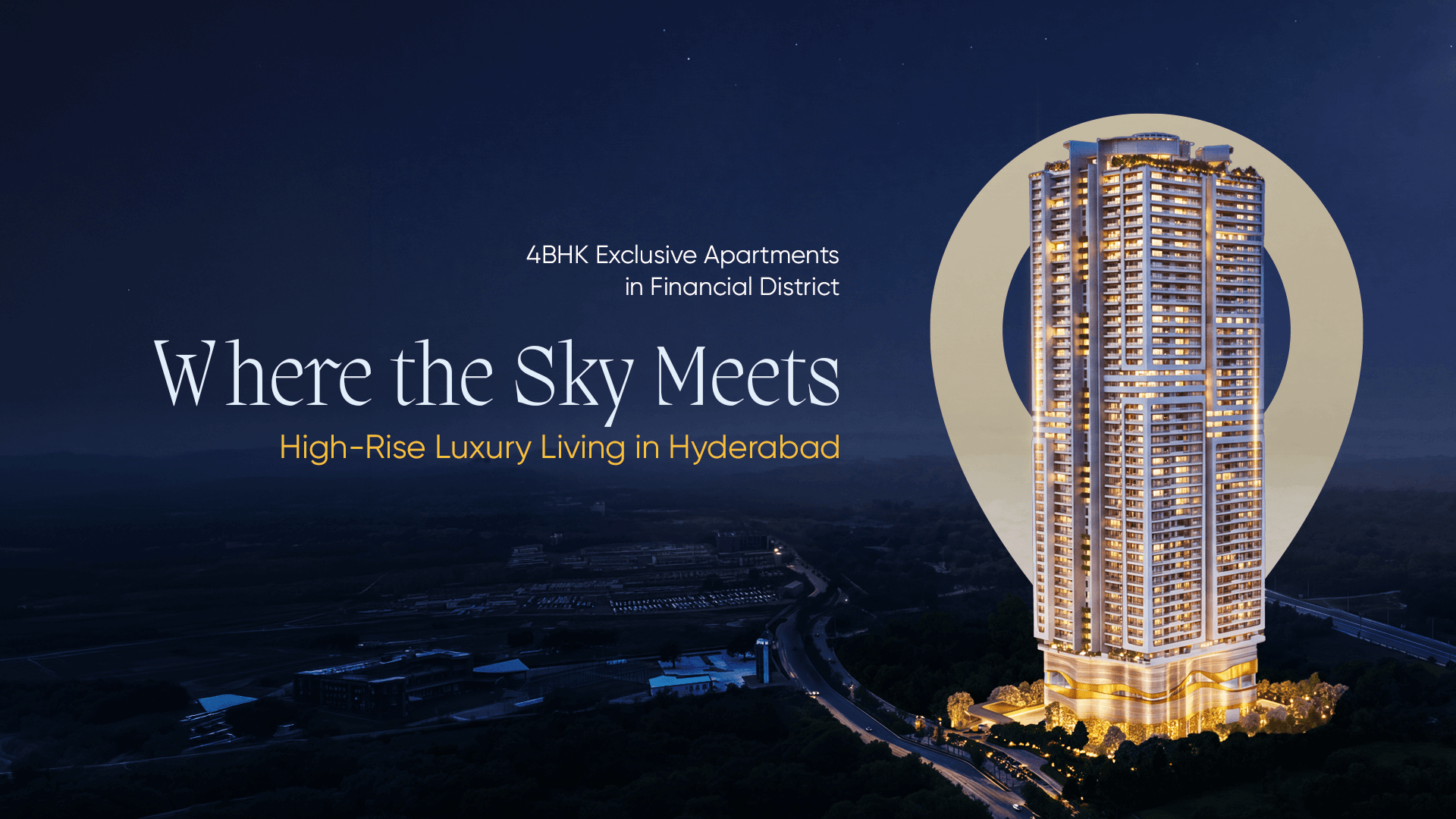 4 bhk apartments in financial district — Where the Sky Meets High-Rise Luxury Living at Pavani Mirai