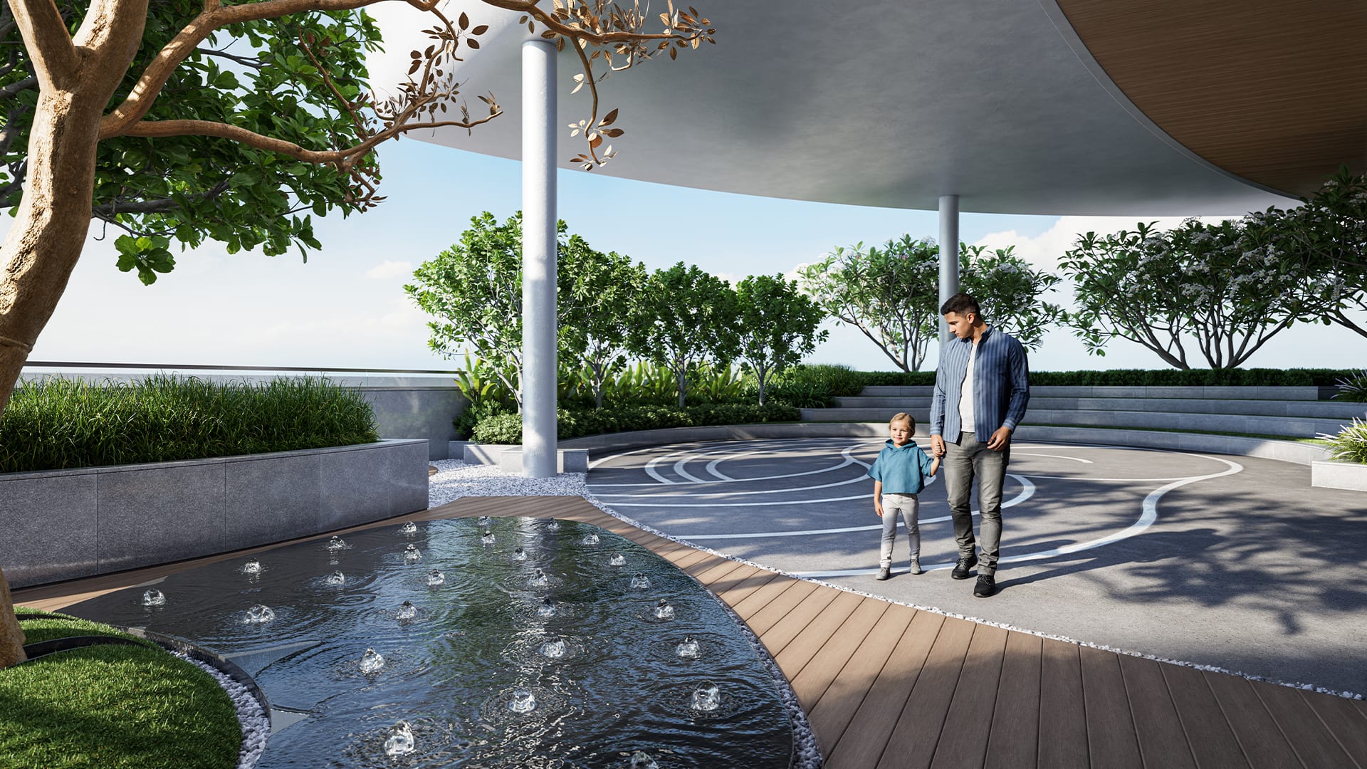 4BHK apartments for sale in Financial District - Pavani Mirai Avia sky deck amenity
